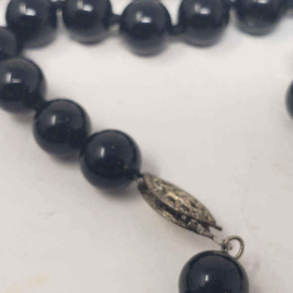 2 beaded necklaces with sterling silver enhancer - Picture 3 of 15